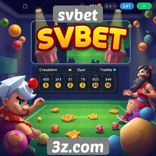 experiência de jogo no svbet é amigável e intuitiva